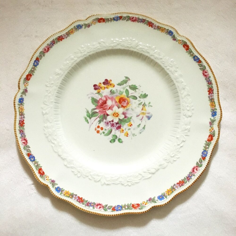 Vintage Old Staffordshire Johnson Bros England MARLOW Dinner Plate #3